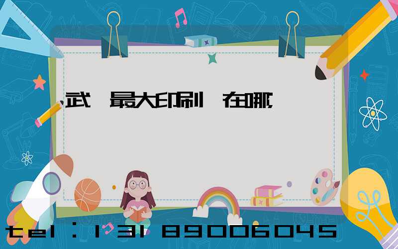 武漢最大印刷廠在哪
