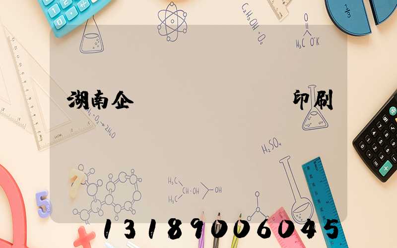 湖南企業(yè)畫冊印刷設(shè)計