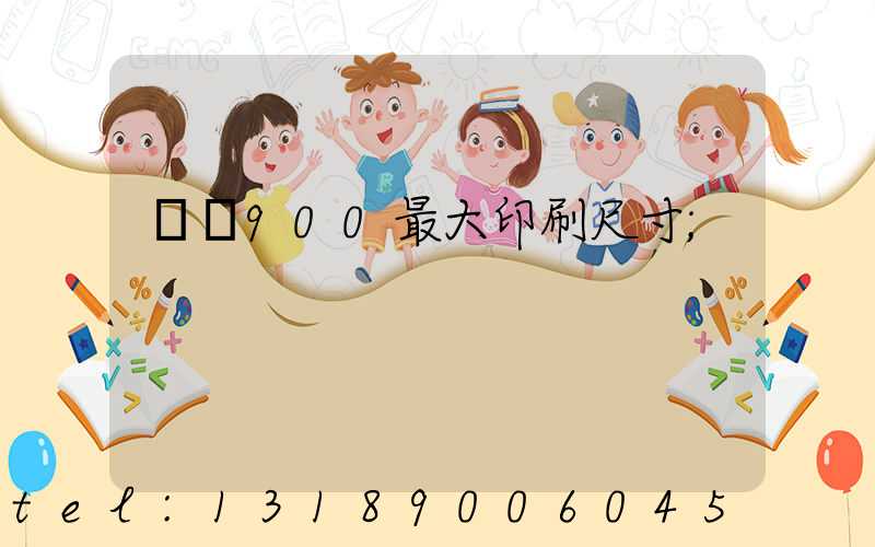 羅蘭900最大印刷尺寸